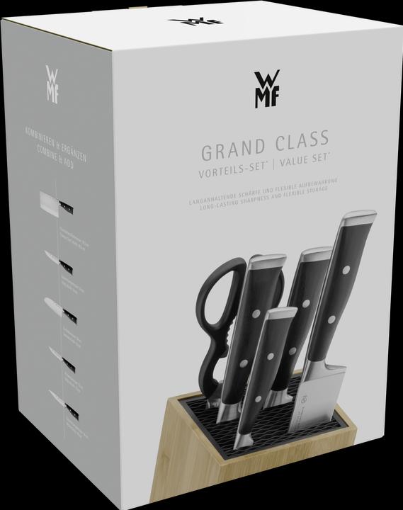 Actual product image WMF Grand Class advantage knife block with knife set 6 pieces