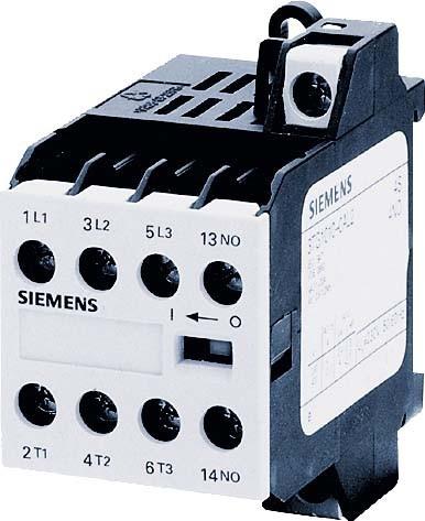 Immagine prodotto Siemens Contattore di potenza 4kW 3S 1NC 1NC 24VAC 8,4A 3TG1001-0AC2