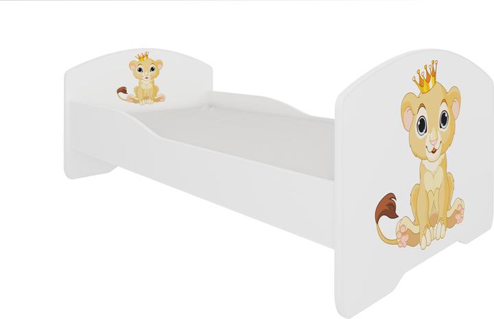 Actual product image ADRK Furniture Bed with mattress PEPE LION 140X70 (140 x 70 cm)