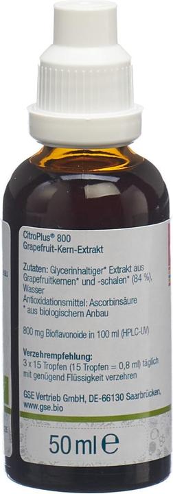 Actual product image GSE CitroPlus 800 bio liq (1 Piece, Liquid, 137 g)
