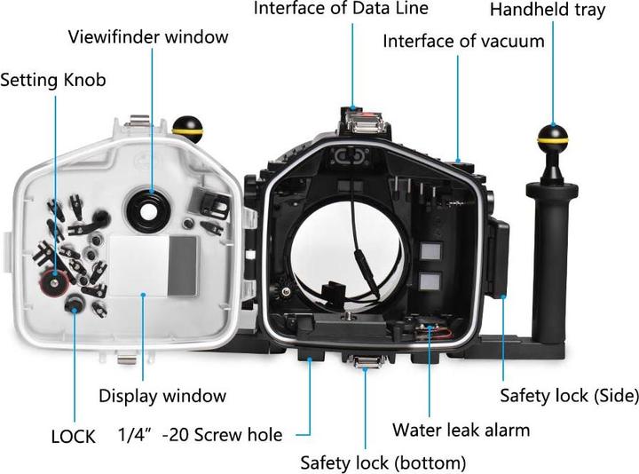 Produktbild Seafrogs SC-29 (Unterwassergehäuse, Canon EOS 6D Mark II)