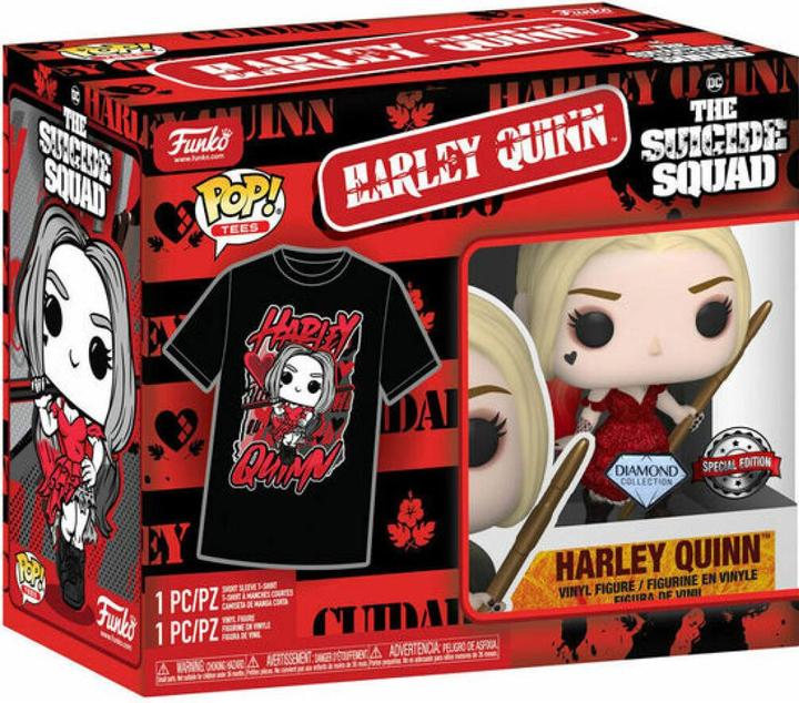 Produktbild Funko Pop! & Tee: The Suicide Squad: Harley Quinn (Diamond Glitter) - XL