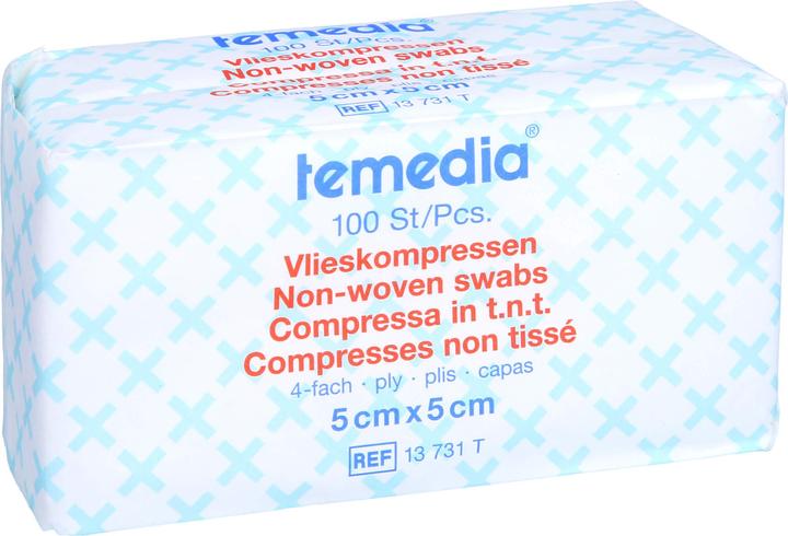 Produktbild Holthaus Vlieskompessen 4f 5x5 Uns