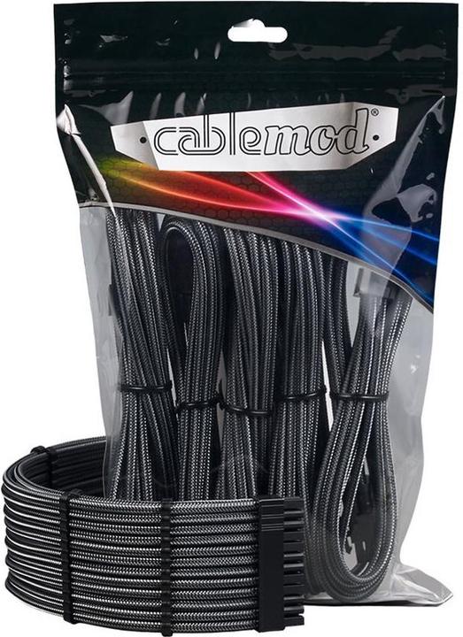 Actual product image CableMod Pro ModMesh 12VHPWR Cable Extension Kit - carbon (0.45 m)