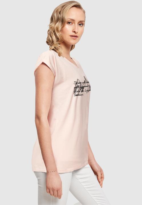 Actual product image Merchcode Ladies Spring Saying Extended Shoulder Tee - 111667 (XS)