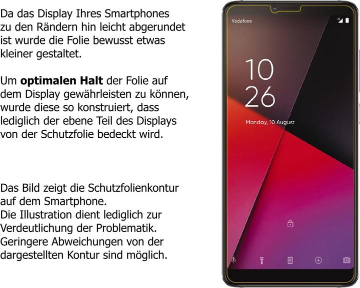 Produktbild Dipos Displayschutzfolie Crystalclear (2 Stück, Vodafone Smart X9)