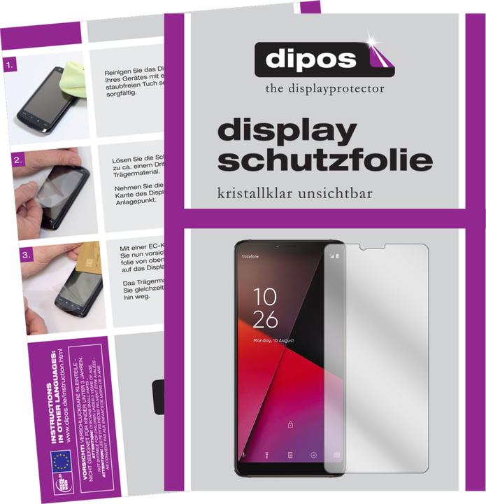 Produktbild Dipos Displayschutzfolie Crystalclear (2 Stück, Vodafone Smart X9)