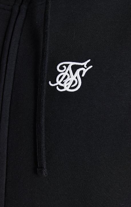 Immagine prodotto Siksilk Felpa con cappuccio Nero Essential Zip Through Funnel Hoodie (L)