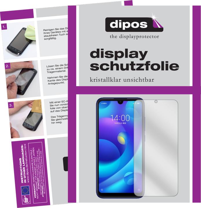 Produktbild Dipos Displayschutzfolie Crystalclear (4 Stück, Xiaomi Mi Play)