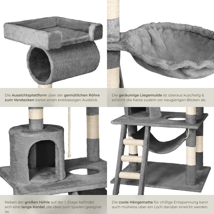 Immagine prodotto tectake Stokeley (141 cm, Grigio)