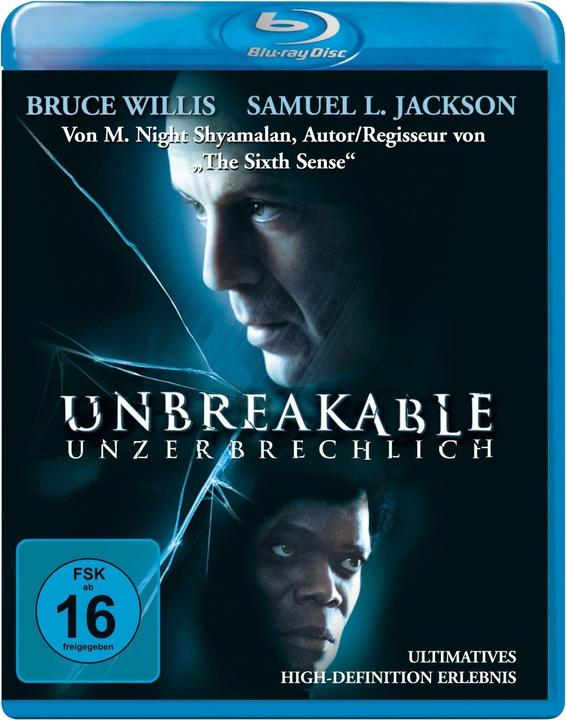 Unbreakable Unzerbrechlich (Blu-ray, 2000, Deutsch, Russisch, Italienisch, Englisch)