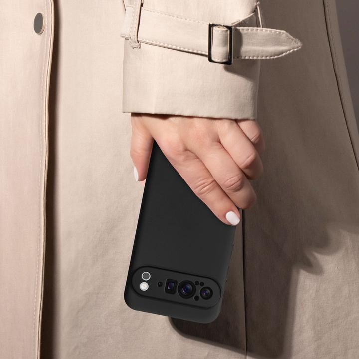 Actual product image Cadorabo Case for Google Pixel 9 PRO XL TPU Liquid Silicone Cover (Google Pixel 9 Pro XL)