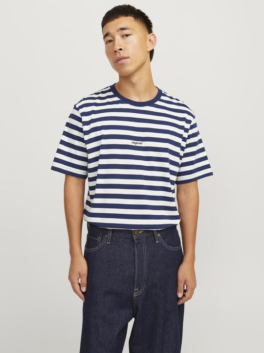 Actual product image Jack & Jones Gestreift Rundhalsausschnitt T-shirt T-shirt (XS)