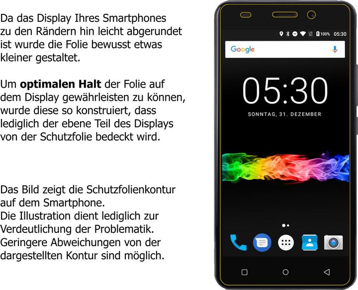 Produktbild Dipos Displayschutzfolie Antireflex (1 Stück, Swisstone SD 530)