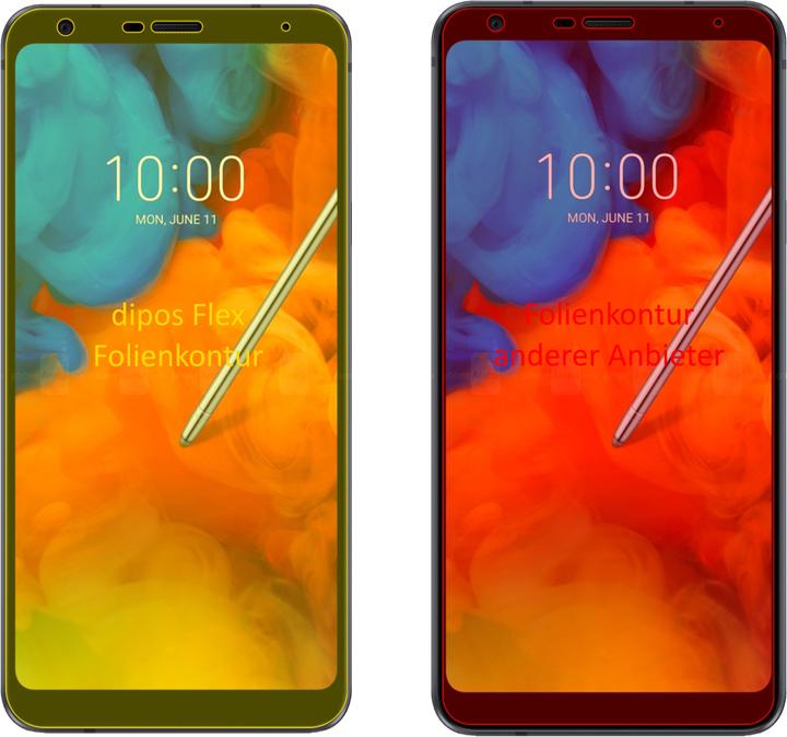 Immagine prodotto Dipos Pellicola Protettiva Full-Cover 3D (2 Pezzo/i, LG Q8 2018)