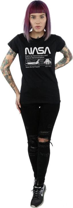 Immagine prodotto Nasa Maglietta da donna/ragazzo in cotone con lo Space Shuttle classico (XL)