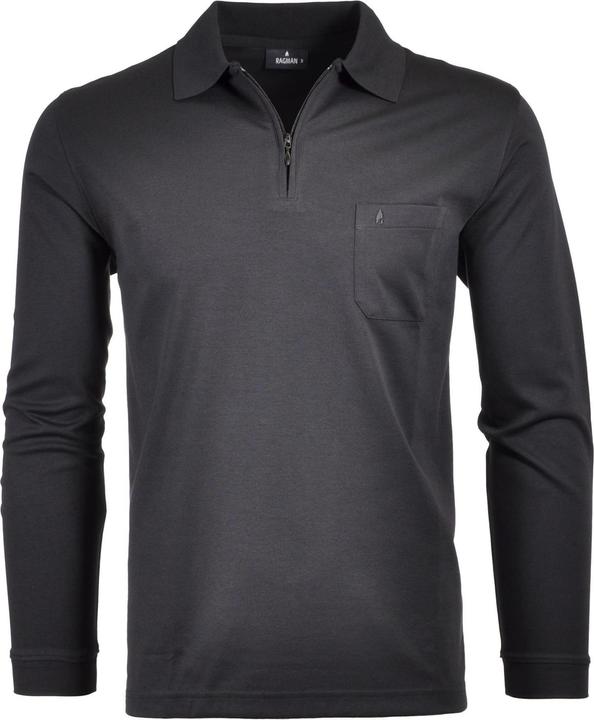 Ragman Herren-Poloshirt, langarm (L)
