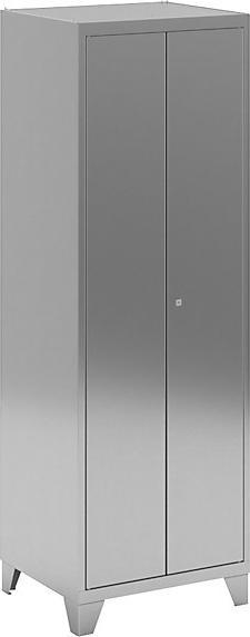 kaiserkraft Armadio con piedini, armadio per magazzino con 4 ripiani, altezza x larghezza x (60 cm, 180 cm)
