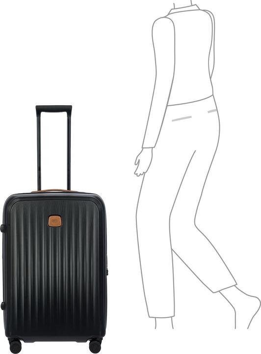 Actual product image Brics Taormina 4 Rollen Trolley M 69 cm mit Dehnfalte (80 l, M (50 - 90l))