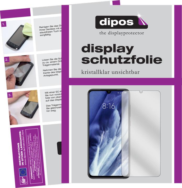 Actual product image Dipos Screen Protector Crystalclear (5 Piece, Mi 9 Pro)