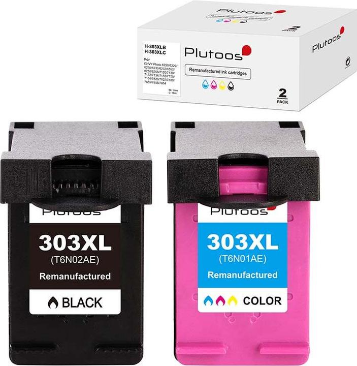 Plutoos HP 303 XL HP 303 XL cartridges XXL compatible (FC, CL)