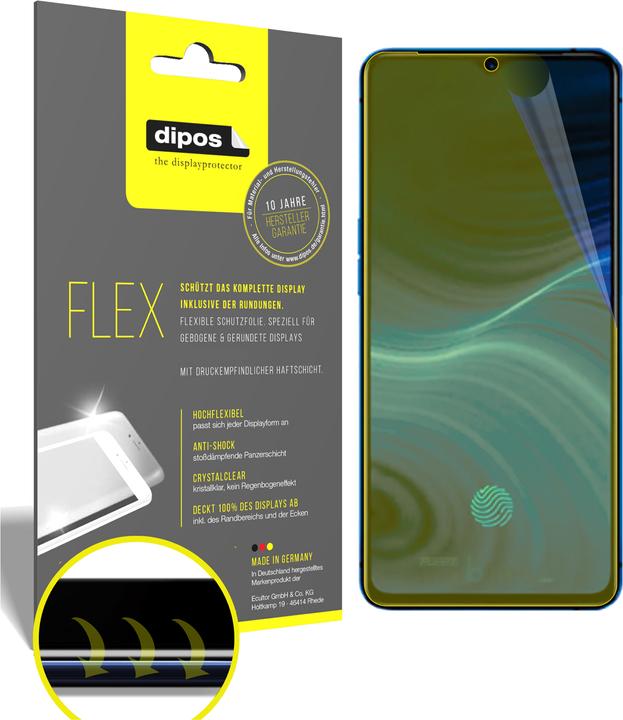 Produktbild Dipos Displayschutzfolie Full-Cover 3D (2 Stück, Realme X2 Pro)
