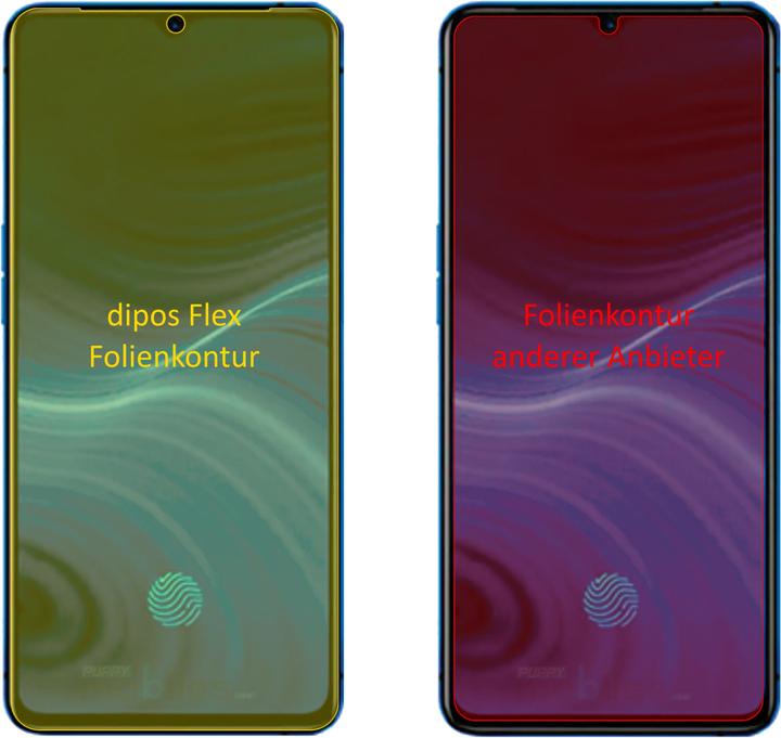 Produktbild Dipos Displayschutzfolie Full-Cover 3D (2 Stück, Realme X2 Pro)