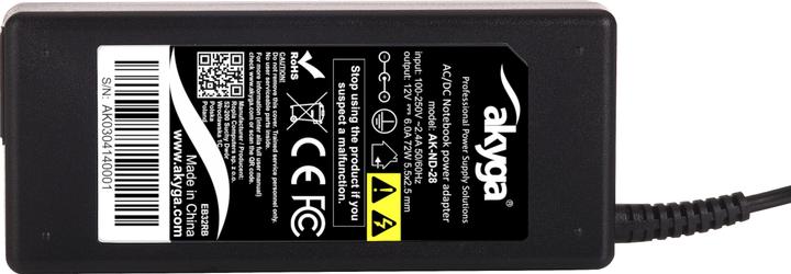 Produktbild Akyga AK-ND-28 Netzteil & Spannungsumwandler Indoor (72 W)