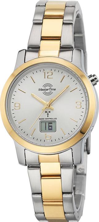 Master Time MTLA-10305-12M Funk Basic Series Damen 34mm 3ATM (Analoguhr, Digitaluhr, Funkuhr, 34 mm)