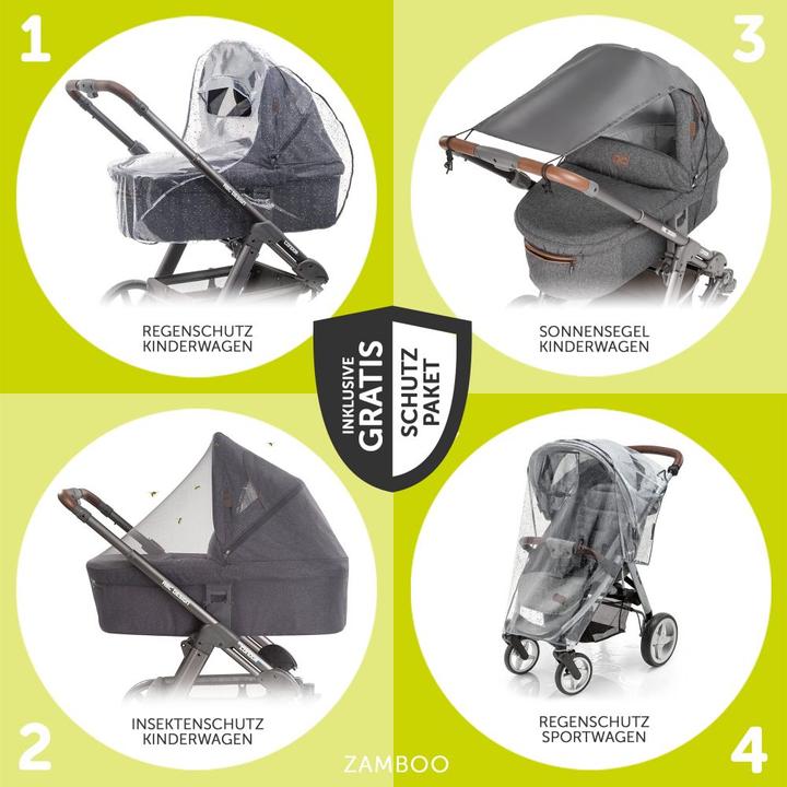 Actual product image Hauck Pushchair Walk N Care Set incl. carrycot