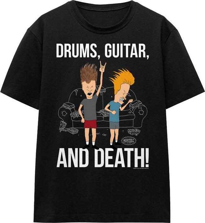 Universal Textiles Drums Guitar & Death TShirt (M)