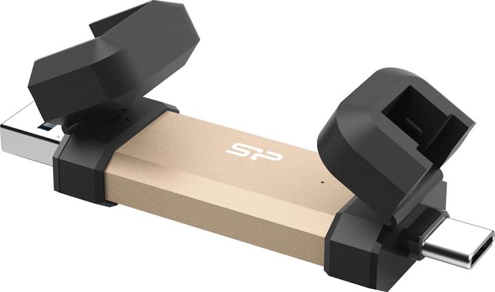 Immagine prodotto Silicon Power 500GB USB Stick USB Typ A+C 1050/850MB's gold (500 GB, USB-A, USB-C)