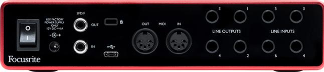 Immagine prodotto Focusrite Scarlett 8i6 3° gene (USB)