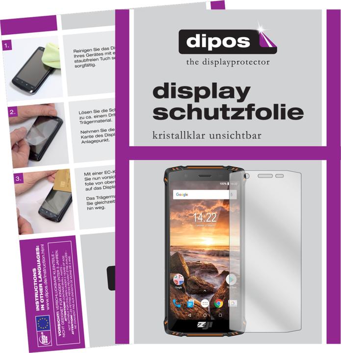 Actual product image Dipos Screen Protector Crystalclear (6 Piece, Zoji Z9)