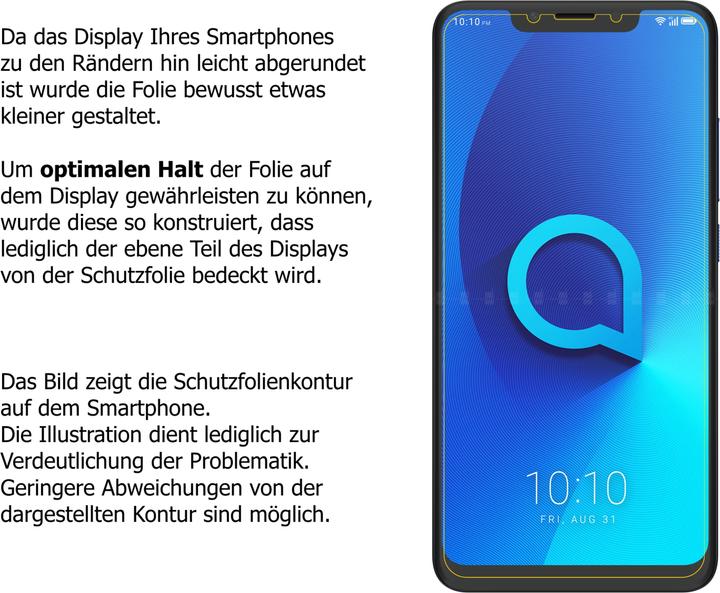 Produktbild Dipos Displayschutzfolie Antireflex (2 Stück, Alcatel 5V)