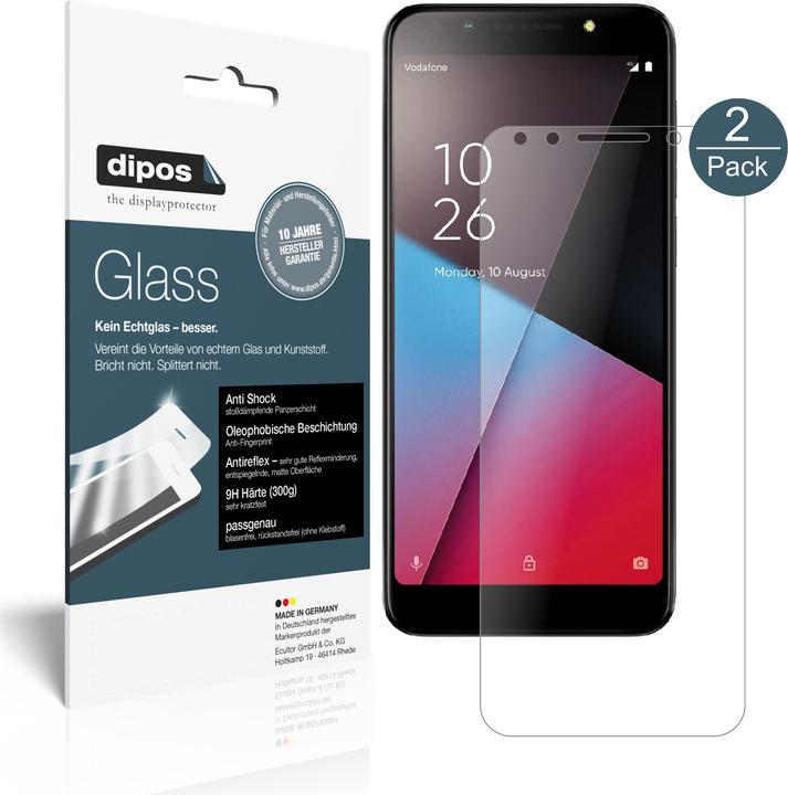 Image du produit Dipos Film de Protection d’écran Anti-Shock (2 pièce(s), Vodafone Smart N9 Lite)