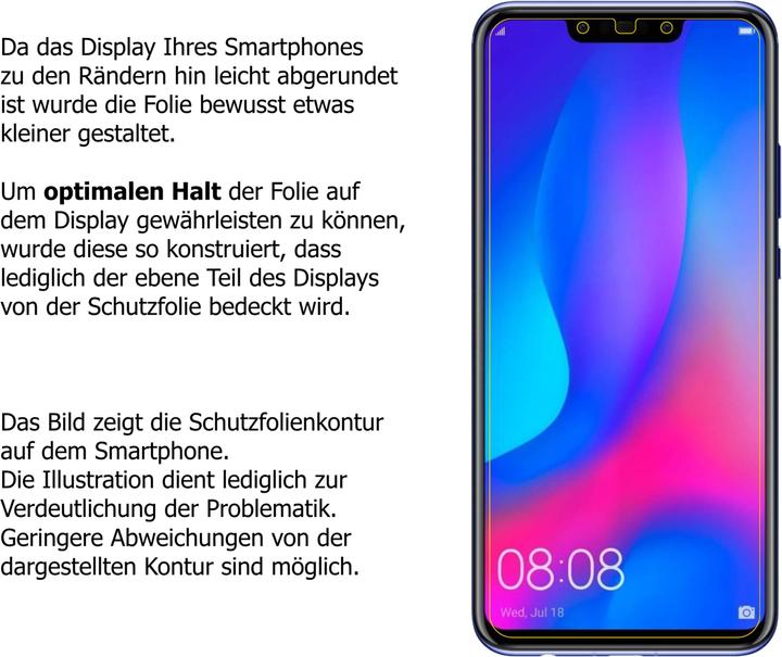 Immagine prodotto Dipos Pellicola Protettiva Anti-Shock (2 Pezzo/i, Huawei Nova 3i)