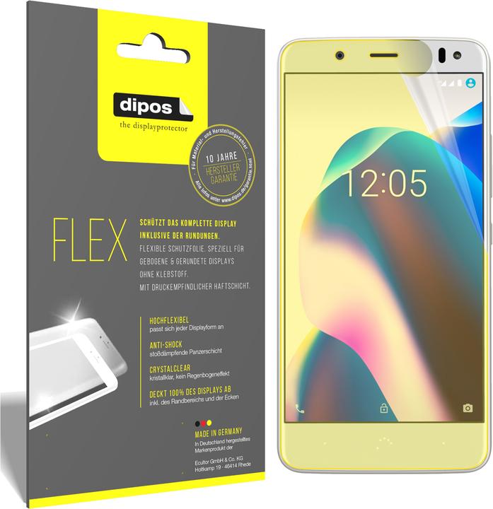 Immagine prodotto Dipos Pellicola Protettiva Full-Cover 3D (3 Pezzo/i, BQ Aquaris U2 Lite)