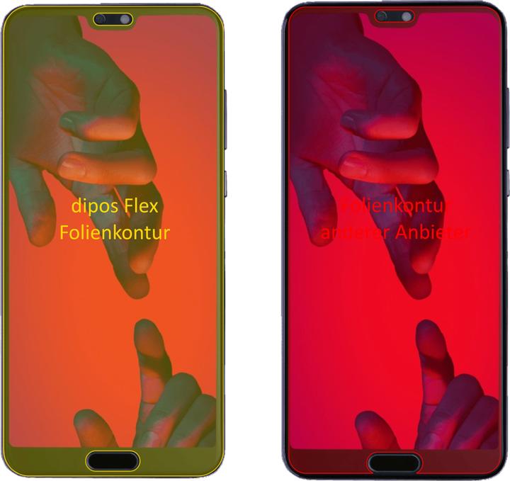 Actual product image Dipos Screen Protector Full-Cover 3D (2 Piece, Huawei P20 Pro)