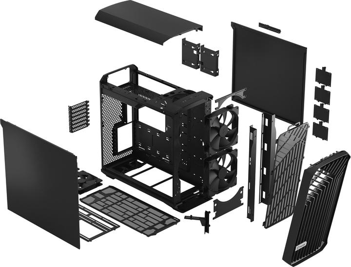 Image du produit Fractal Torrent noir solide (ATX, E-ATX, mATX, ITX, SSI EEB, SSI CEB)
