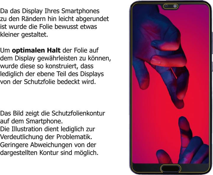 Actual product image Dipos Screen Protector Crystalclear (6 Piece, Huawei P20 Pro)