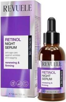 Actual product image Revuele Retinol Night Serum Renewing Firming Face Serum Skincare Against Wrinkles (30 ml)