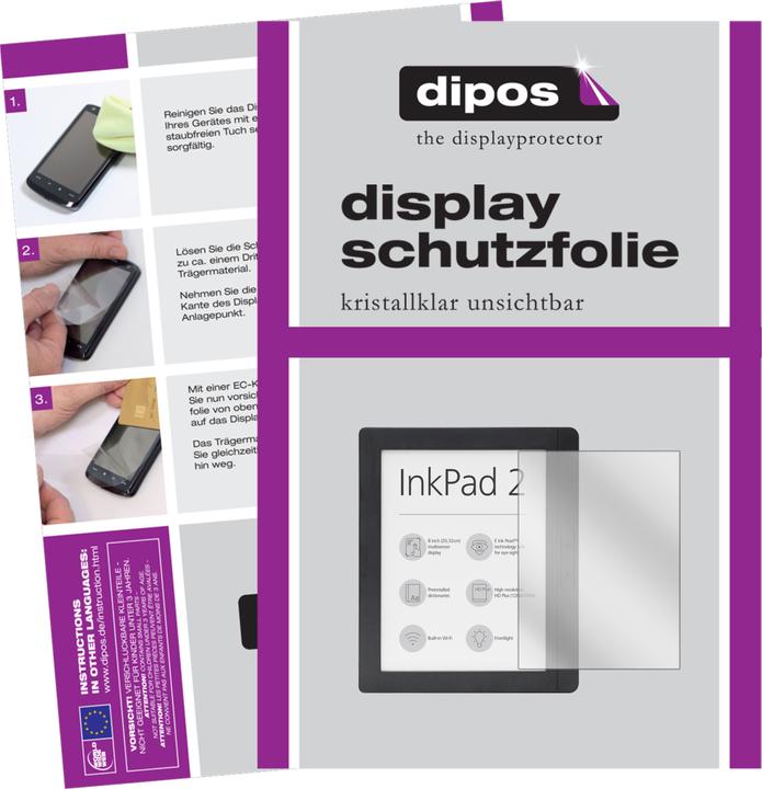 Actual product image Dipos Screen Protector Crystalclear (2 Piece, InkPad 2 PB840)