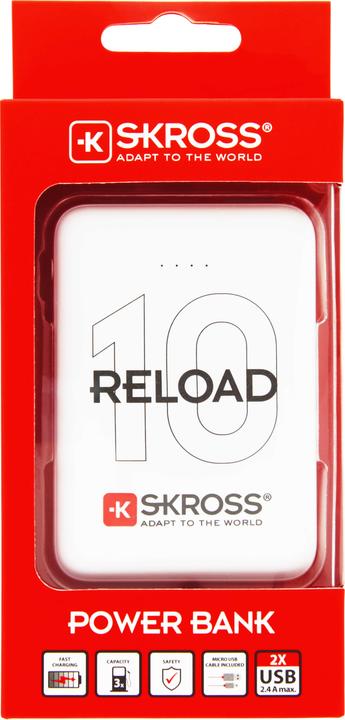 Actual product image Skross Reload 10 (10000 mAh, 10 W, 37 Wh)