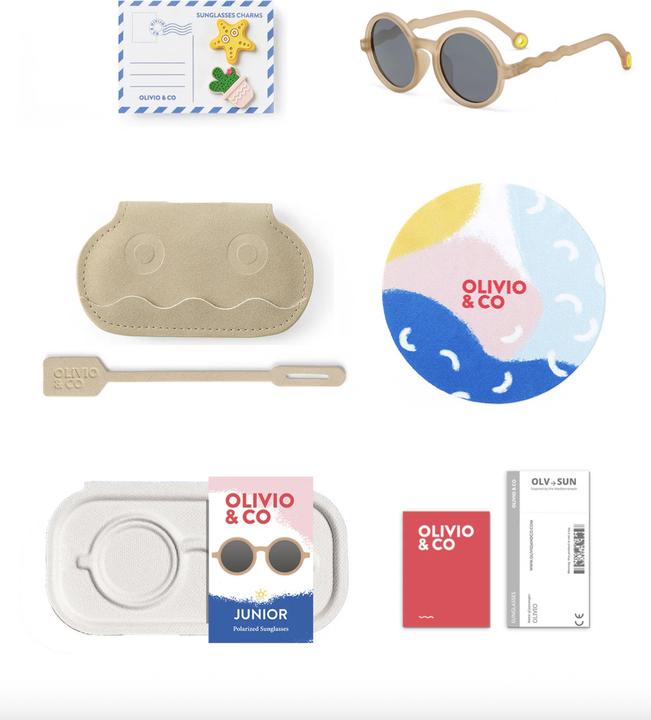 Immagine prodotto Olivio & Co Junior Runde Sonnenbrille Sand