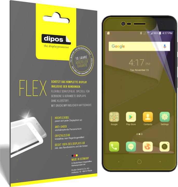 Produktbild Dipos Displayschutzfolie Full-Cover 3D (3 Stück, ZTE Blade V8 Mini)