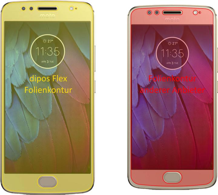 Immagine prodotto Dipos Pellicola Protettiva Full-Cover 3D (3 Pezzo/i, Motorola Moto G5S)