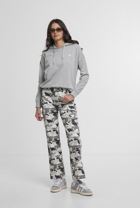 Actual product image Mister Tee MisterTee Heart EMB Ladies Oversized Hoody - 201297 (XS)
