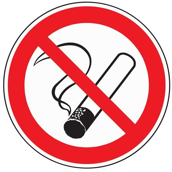 Actual product image HP Autozubehör No smoking sign