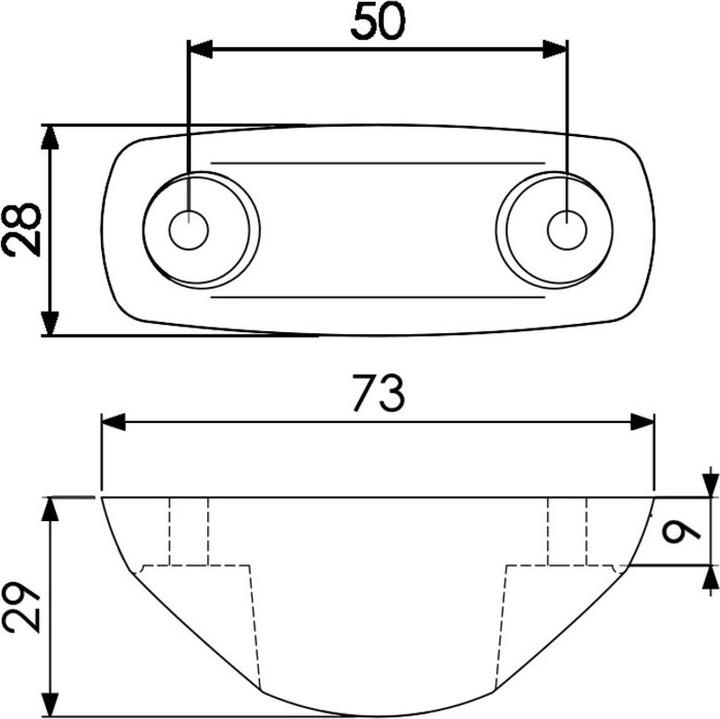 Produktbild Werkstarck Plastikfüsse (Kunststoffgleiter, 1 Stück)
